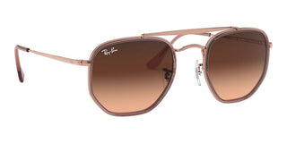Ray-Ban THE MARSHAL II RB 3648M unisex Rose gold Pilot Sunglasses