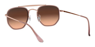 Ray-Ban THE MARSHAL II RB 3648M unisex Rose gold Pilot Sunglasses
