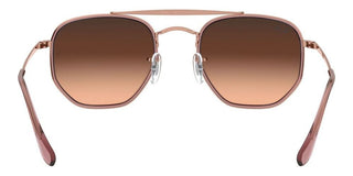 Ray-Ban THE MARSHAL II RB 3648M unisex Rose gold Pilot Sunglasses