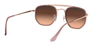 Ray-Ban THE MARSHAL II RB 3648M unisex Rose gold Pilot Sunglasses