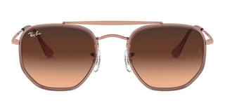 Ray-Ban THE MARSHAL II RB 3648M unisex Rose gold Pilot Sunglasses
