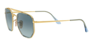 Ray-Ban THE MARSHAL II RB 3648M unisex Gold Pilot Sunglasses