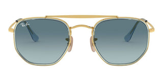 Ray-Ban THE MARSHAL II RB 3648M unisex Gold Pilot Sunglasses