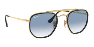Ray-Ban THE MARSHAL II RB 3648M unisex Gold Pilot Sunglasses