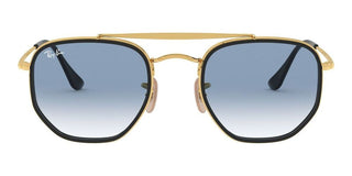 Ray-Ban THE MARSHAL II RB 3648M unisex Gold Pilot Sunglasses