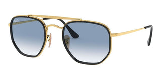 Ray-Ban THE MARSHAL II RB 3648M unisex Gold Pilot Sunglasses