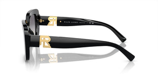 Ralph Lauren THE NIKKI RL 8217U women Black Geometric Sunglasses
