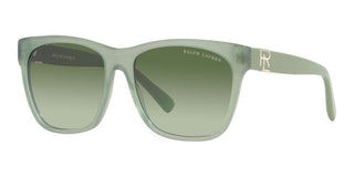 Ralph Lauren THE RICKY II RL 8212 women Green Squared Sunglasses