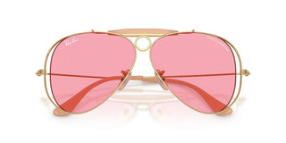 Ray-Ban THE SHOOTER BY DOLCE&GABBANA RB 3138M unisex Gold Pilot Sunglasses