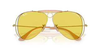 Ray-ban The Shooter By Dolce&gabbana Rb 3138m Unisex Gold Pilot Sunglasses