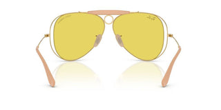 Ray-ban The Shooter By Dolce&gabbana Rb 3138m Unisex Gold Pilot Sunglasses