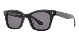 GARRETT LEIGHT THOMPSON SUN unisex Black Squared Sunglasses