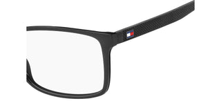 Tommy Hilfiger Th 1785 Men Black Geometric Eyeglasses