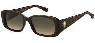 Tommy Hilfiger TH 1966/S women Havana Geometric Sunglasses