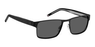 Tommy Hilfiger TH 1974/S men Black Geometric Sunglasses