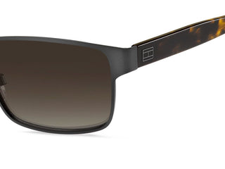 Tommy Hilfiger TH 1974/S men Grey Geometric Sunglasses