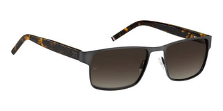 Tommy Hilfiger TH 1974/S men Grey Geometric Sunglasses