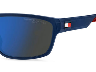 Tommy Hilfiger TH 1978/S men Blue Squared Sunglasses