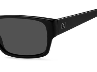 Tommy Hilfiger TH 2017/S men Black Geometric Sunglasses