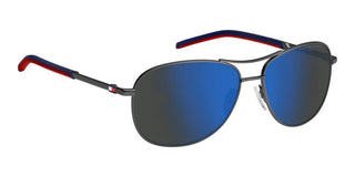 Tommy Hilfiger TH 2023/S men Grey Pilot Sunglasses
