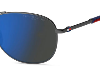 Tommy Hilfiger TH 2023/S men Grey Pilot Sunglasses