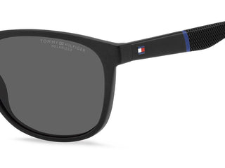 Tommy Hilfiger TH 2042/S men Black Squared Sunglasses