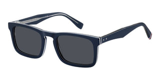 Tommy Hilfiger Th 2068/s Men Blue Squared Sunglasses