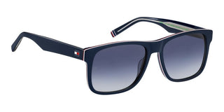 Tommy Hilfiger Th 2073/s Men Blue Squared Sunglasses