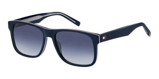Tommy Hilfiger Th 2073/s Men Blue Squared Sunglasses