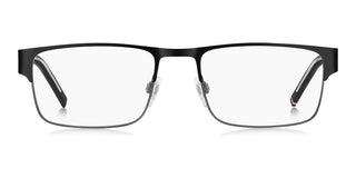 Tommy Hilfiger Th 2074 Men Black Rectangle Eyeglasses