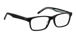 Tommy Hilfiger TH 2076 men Black Rectangle Eyeglasses