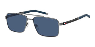 Tommy Hilfiger Th 2078/s Men Transparent Rectangle Sunglasses