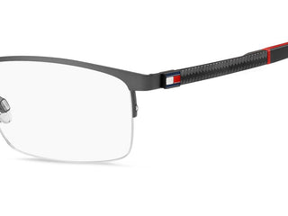 Tommy Hilfiger Th 2079 Men Ruthenium Rectangle Eyeglasses
