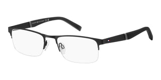 Tommy Hilfiger Th 2083 Men Black Rectangle Eyeglasses