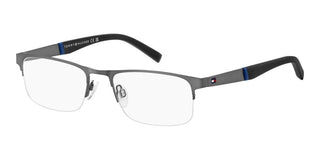 Tommy Hilfiger Th 2083 Men Ruthenium Rectangle Eyeglasses
