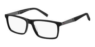 Tommy Hilfiger Th 2084 Men Black Rectangle Eyeglasses