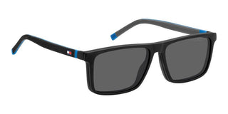 Tommy Hilfiger Th 2086/cs Men Black Geometric Sunglasses