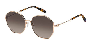 Tommy Hilfiger Th 2094/s Women Gold Geometric Sunglasses
