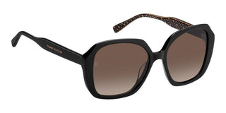 Tommy Hilfiger Th 2105/s Women Black Squared Sunglasses