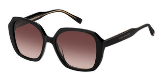 Tommy Hilfiger Th 2105/s Women Black Squared Sunglasses