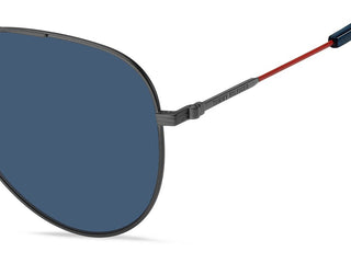 Tommy Hilfiger Th 2111/g/s Men Ruthenium Pilot Sunglasses