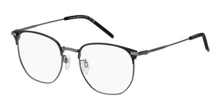 Tommy Hilfiger TH 2112/F men Ruthenium Round Eyeglasses