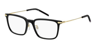 Tommy Hilfiger Th 2116/f Men Black Squared Eyeglasses
