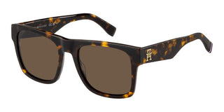 Tommy Hilfiger TH 2118/S women Havana Squared Sunglasses