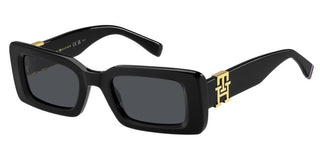 Tommy Hilfiger TH 2125/S women Black Rectangle Sunglasses