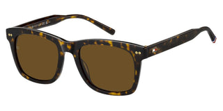 Tommy Hilfiger TH 2184/S men Havana Rectangle Sunglasses