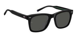 Tommy Hilfiger Th 2184/s Men Black Rectangle Sunglasses