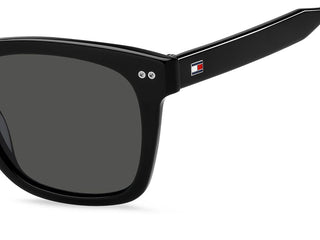 Tommy Hilfiger Th 2184/s Men Black Rectangle Sunglasses