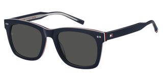 Tommy Hilfiger Th 2184/s Men Blue Rectangle Sunglasses