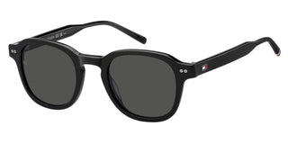 Tommy Hilfiger Th 2185/s Men Black Rectangle Sunglasses